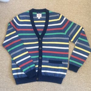 Brooks Brothers multi-colored striped Cardigan